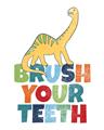 Picture of Brush Your Teeth _GroupedProduct_Rectangle_Portrait_Mini_ _GroupedProduct_Rectangle_Portrait_Unframed_Print_Only_