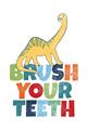 Picture of Brush Your Teeth _GroupedProduct_Rectangle_Portrait_Mini_ _GroupedProduct_Rectangle_Portrait_Unframed_Print_Only_