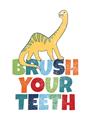 Picture of Brush Your Teeth _GroupedProduct_Rectangle_Portrait_Mini_ _GroupedProduct_Rectangle_Portrait_Unframed_Print_Only_