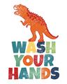 Picture of Wash Your Hands _GroupedProduct_Rectangle_Portrait_Mini_ _GroupedProduct_Rectangle_Portrait_Unframed_Print_Only_