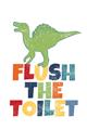 Picture of Flush The Toilet _GroupedProduct_Rectangle_Portrait_Mini_ _GroupedProduct_Rectangle_Portrait_Unframed_Print_Only_