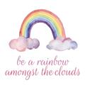 Picture of Rainbow Amongst the Clouds _GroupedProduct_Square_Mini_ _GroupedProduct_Square_Unframed_Print_Only_