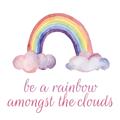 Picture of Rainbow Amongst the Clouds _GroupedProduct_Square_Mini_ _GroupedProduct_Square_Unframed_Print_Only_