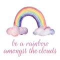 Picture of Rainbow Amongst the Clouds _GroupedProduct_Square_Mini_ _GroupedProduct_Square_Unframed_Print_Only_