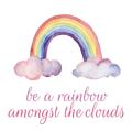 Picture of Rainbow Amongst the Clouds _GroupedProduct_Square_Mini_ _GroupedProduct_Square_Unframed_Print_Only_