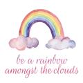 Picture of Rainbow Amongst the Clouds _GroupedProduct_Square_Mini_ _GroupedProduct_Square_Unframed_Print_Only_