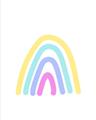 Picture of Kind Rainbow I _GroupedProduct_Rectangle_Portrait_Mini_ _GroupedProduct_Rectangle_Portrait_Unframed_Print_Only_