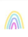 Picture of Kind Rainbow I _GroupedProduct_Rectangle_Portrait_Mini_ _GroupedProduct_Rectangle_Portrait_Unframed_Print_Only_