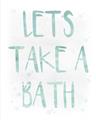 Picture of Lets Take a Bath II _GroupedProduct_Rectangle_Portrait_Mini_ _GroupedProduct_Rectangle_Portrait_Unframed_Print_Only_
