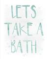 Picture of Lets Take a Bath II _GroupedProduct_Rectangle_Portrait_Mini_ _GroupedProduct_Rectangle_Portrait_Unframed_Print_Only_