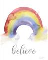Picture of Believe in Rainbow _GroupedProduct_Rectangle_Portrait_Mini_ _GroupedProduct_Rectangle_Portrait_Unframed_Print_Only_
