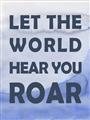 Picture of Let the World Hear You Dino _GroupedProduct_Rectangle_Portrait_Mini_ _GroupedProduct_Rectangle_Portrait_Unframed_Print_Only_