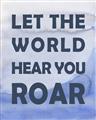 Picture of Let the World Hear You Dino _GroupedProduct_Rectangle_Portrait_Mini_ _GroupedProduct_Rectangle_Portrait_Unframed_Print_Only_