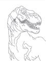 Picture of Dino Drawing _GroupedProduct_Rectangle_Portrait_Mini_ _GroupedProduct_Rectangle_Portrait_Unframed_Print_Only_