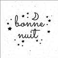 Picture of Bonne nuit _GroupedProduct_Square_Mini_ _GroupedProduct_Square_Unframed_Print_Only_