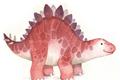 Picture of Red Dino _GroupedProduct_Rectangle_Landscape_Mini_ _GroupedProduct_Rectangle_Landscape_Unframed_Print_Only_