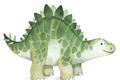 Picture of Bright Green Dino _GroupedProduct_Rectangle_Landscape_Mini_ _GroupedProduct_Rectangle_Landscape_Unframed_Print_Only_
