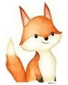 Picture of Woodland Fox _GroupedProduct_Rectangle_Portrait_Mini_ _GroupedProduct_Rectangle_Portrait_Unframed_Print_Only_