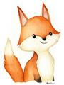 Picture of Woodland Fox _GroupedProduct_Rectangle_Portrait_Mini_ _GroupedProduct_Rectangle_Portrait_Unframed_Print_Only_