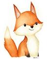 Picture of Woodland Fox _GroupedProduct_Rectangle_Portrait_Mini_ _GroupedProduct_Rectangle_Portrait_Unframed_Print_Only_