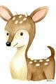 Picture of Woodland Deer _GroupedProduct_Rectangle_Portrait_Mini_ _GroupedProduct_Rectangle_Portrait_Unframed_Print_Only_