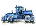 Picture of Blue Tractor  _GroupedProduct_Rectangle_Landscape_Mini_ _GroupedProduct_Rectangle_Landscape_Unframed_Print_Only_