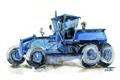 Picture of Blue Tractor  _GroupedProduct_Rectangle_Landscape_Mini_ _GroupedProduct_Rectangle_Landscape_Unframed_Print_Only_
