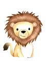 Picture of Nursery Lion _GroupedProduct_Rectangle_Portrait_Mini_ _GroupedProduct_Rectangle_Portrait_Unframed_Print_Only_