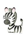 Picture of Nursery Zebra _GroupedProduct_Rectangle_Portrait_Mini_ _GroupedProduct_Rectangle_Portrait_Unframed_Print_Only_