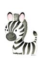Picture of Nursery Zebra _GroupedProduct_Rectangle_Portrait_Mini_ _GroupedProduct_Rectangle_Portrait_Unframed_Print_Only_