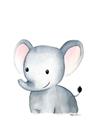 Picture of Nursery Elephant _GroupedProduct_Rectangle_Portrait_Mini_ _GroupedProduct_Rectangle_Portrait_Unframed_Print_Only_