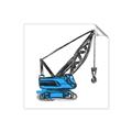 Picture of Construction Crane _GroupedProduct_Square_Mini_ _GroupedProduct_Square_Unframed_Print_Only_
