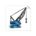 Picture of Construction Crane _GroupedProduct_Square_Mini_ _GroupedProduct_Square_Unframed_Print_Only_