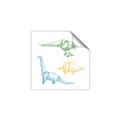 Picture of Geo Dinosaurs I _GroupedProduct_Square_Mini_ _GroupedProduct_Square_Unframed_Print_Only_