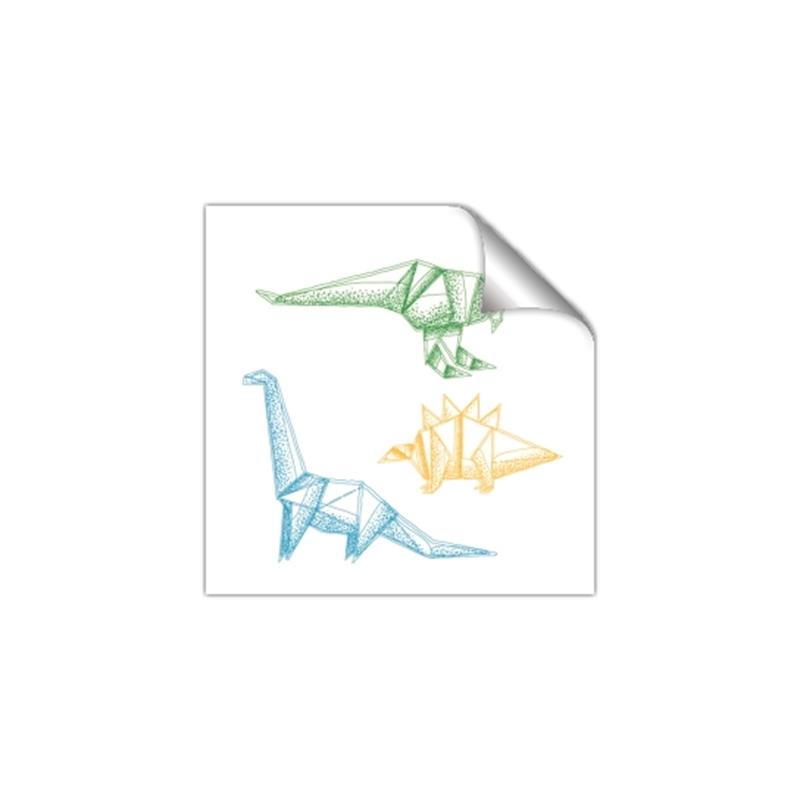 Picture of Geo Dinosaurs I _GroupedProduct_Square_Mini_ _GroupedProduct_Square_Unframed_Print_Only_