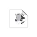 Picture of Zebra Drawing _GroupedProduct_Square_Mini_ _GroupedProduct_Square_Unframed_Print_Only_
