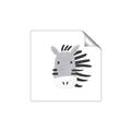 Picture of Zebra Drawing _GroupedProduct_Square_Mini_ _GroupedProduct_Square_Unframed_Print_Only_