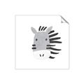 Picture of Zebra Drawing _GroupedProduct_Square_Mini_ _GroupedProduct_Square_Unframed_Print_Only_