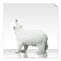 Picture of Singular Polar Bear _GroupedProduct_Square_Mini_ _GroupedProduct_Square_Unframed_Print_Only_