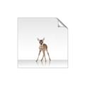 Picture of Singular Deer _GroupedProduct_Square_Mini_ _GroupedProduct_Square_Unframed_Print_Only_