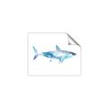 Picture of Blue Splash Shark I  _GroupedProduct_Rectangle_Landscape_Mini_ _GroupedProduct_Rectangle_Landscape_Unframed_Print_Only_