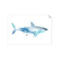 Picture of Blue Splash Shark I  _GroupedProduct_Rectangle_Landscape_Mini_ _GroupedProduct_Rectangle_Landscape_Unframed_Print_Only_