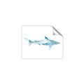 Picture of Blue Splash Shark II _GroupedProduct_Rectangle_Landscape_Mini_ _GroupedProduct_Rectangle_Landscape_Unframed_Print_Only_