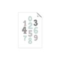 Picture of Mint Numbers _GroupedProduct_Rectangle_Portrait_Mini_ _GroupedProduct_Rectangle_Portrait_Unframed_Print_Only_