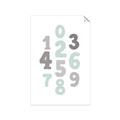 Picture of Mint Numbers _GroupedProduct_Rectangle_Portrait_Mini_ _GroupedProduct_Rectangle_Portrait_Unframed_Print_Only_