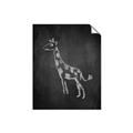 Picture of Chalk Giraffe _GroupedProduct_Rectangle_Portrait_Mini_ _GroupedProduct_Rectangle_Portrait_Unframed_Print_Only_