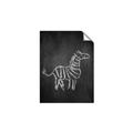 Picture of Chalk Zebra _GroupedProduct_Rectangle_Portrait_Mini_ _GroupedProduct_Rectangle_Portrait_Unframed_Print_Only_