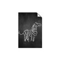Picture of Chalk Zebra _GroupedProduct_Rectangle_Portrait_Mini_ _GroupedProduct_Rectangle_Portrait_Unframed_Print_Only_