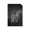 Picture of Chalk Zebra _GroupedProduct_Rectangle_Portrait_Mini_ _GroupedProduct_Rectangle_Portrait_Unframed_Print_Only_