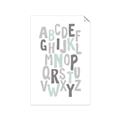 Picture of Mint Alphabet II _GroupedProduct_Rectangle_Portrait_Mini_ _GroupedProduct_Rectangle_Portrait_Unframed_Print_Only_